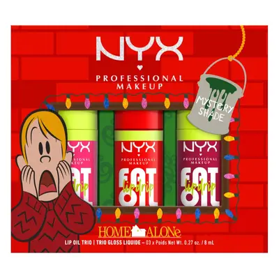 NYX Professional Makeup Home Alone Fat Oil Trio ajándékszett 01 (az ajkakra) árnyalat