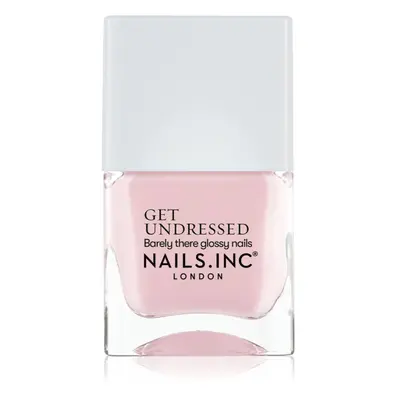 Nails Inc. Get Undressed ápoló körömlakk árnyalat Dare To Bare 14 ml