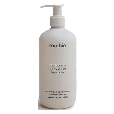 Mushie Organic Baby tusfürdő gél és sampon 2 in 1 gyermekeknek 400 ml