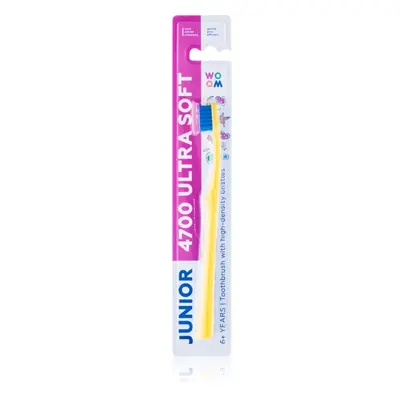 WOOM Toothbrush Junior 4700 Ultra Soft fogkefe gyermekeknek 6 éves kortól ultra gyenge 1 db