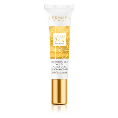 Dermika Luxury Gold fiatalító krém a szem köré 15 ml