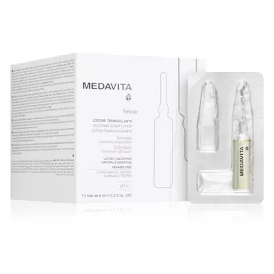 Medavita Velour Soothing Scalp Lotion intenzív nyugtató ápolás hajra 12x6 ml