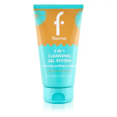 flormar Combination & Oily Skin 3in1 Cleansing Gel tisztító gél 3 in 1 kombinált és zsíros bőrre