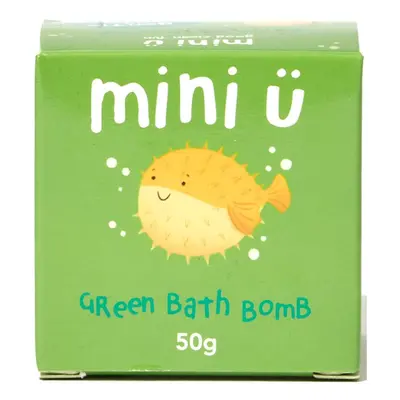 Mini-U Bath Bomb Green pezsgő fürdőgolyó 50 g