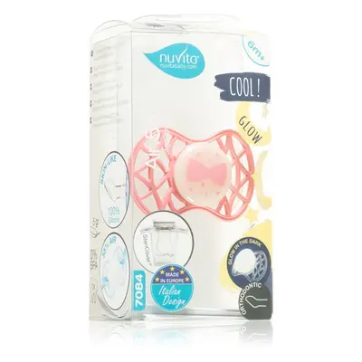 Nuvita Cool Orthodontic 6m+ cumi Flamingo night 1 db