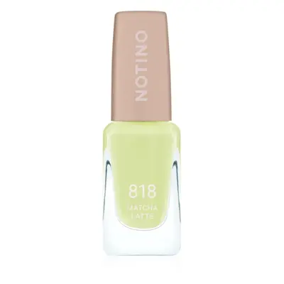 Notino Gel Effect Nail Polish körömlakk géles hatással 818 Matcha Latte 10 ml