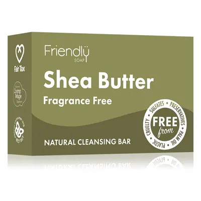 Friendly Soap Shea Butter természetes szappan az arcra Shea vajjal 95 g