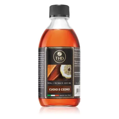 THD Ricarica Cuoio E Cedro Aroma diffúzor töltet 300 ml