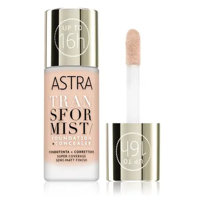 Astra Make-up Transformist tartós alapozó árnyalat 001N Alabaster 18 ml