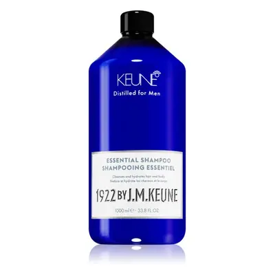 Keune 1922 Essential Shampoo test és hajsampon száraz hajra 1000 ml