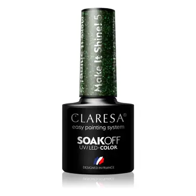 Claresa SoakOff UV/LED Color Make It Shine! géles körömlakk árnyalat 5 5 g