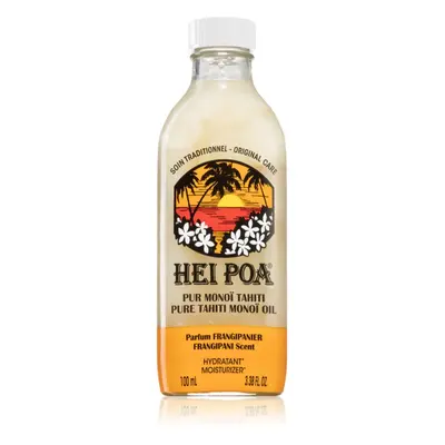 Hei Poa Pure Tahiti Monoï Oil Frangipani multifunkcionális olaj testre és hajra 100 ml