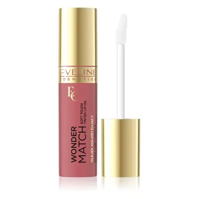 Eveline Cosmetics Wonder Match hidratáló olaj az ajkakra árnyalat 04 Raspberry Sorbet 5 ml