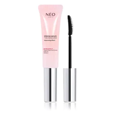 NEO MAKE UP Intense Serum Tan Mascara erősítő szempillaspirál regeneráló hatással árnyalat Black