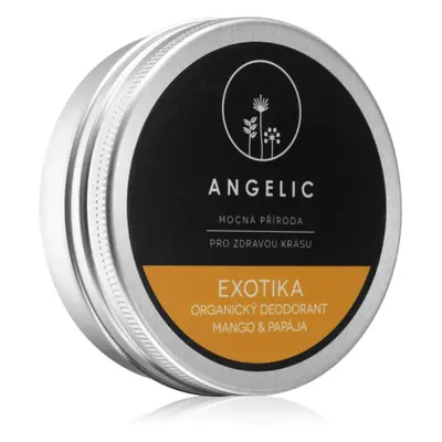 Angelic Organic deodorant "Exotica" Mango & Papaya krémes dezodor BIO termék 50 ml