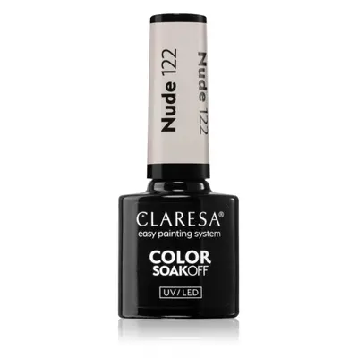 Claresa SoakOff UV/LED Color Nude géles körömlakk árnyalat 122 5 g