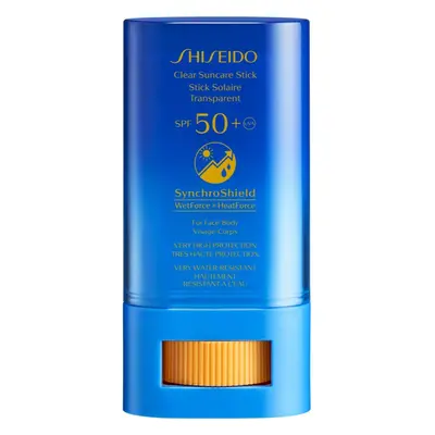 Shiseido Sun Care Clear Stick UV Protector WetForce helyi ápolás a káros napsugarak ellen SPF 50