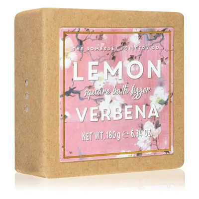 The Somerset Toiletry Co. Square Bath Fizzer pezsgőtabletta fürdőbe Lemon & Verbena 180 g