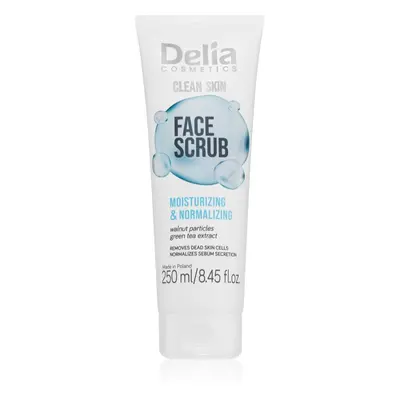 Delia Cosmetics Clean Skin hidratáló peeling arcra 250 ml