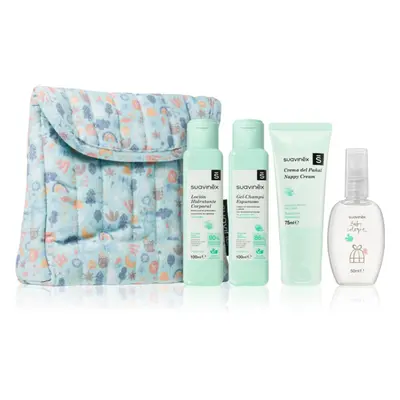 Suavinex Baby Care Essentials Set Blue utazási készlet gyermekeknek