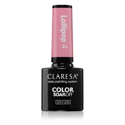 Claresa SoakOff UV/LED Color Lollipop géles körömlakk árnyalat 4 5 g