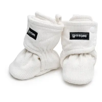 T-TOMI Booties Cream babacipő 3-6 months Warm 1 pár