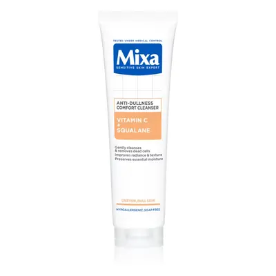 MIXA Anti-Dullness Comfort Cleanserm tisztító gél az arcbőrre C vitamin 150 ml