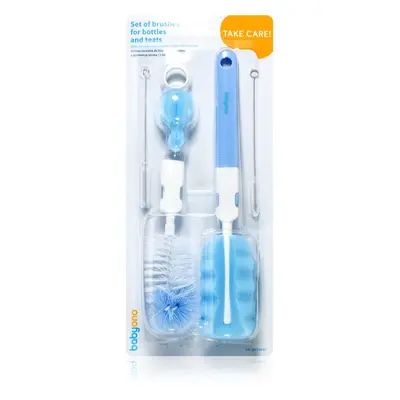 BabyOno Take Care Set of Brushes tisztítókefe cserélhető toldalékkal 1 db