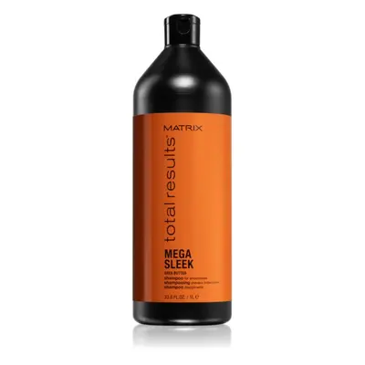 Matrix Mega Sleek sampon a rakoncátlan és töredezett hajra 1000 ml