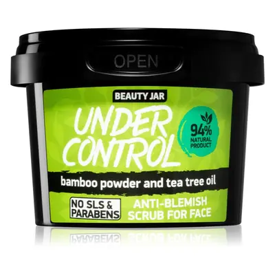 Beauty Jar Under Control tisztító peeling a problémás bőrre 120 g