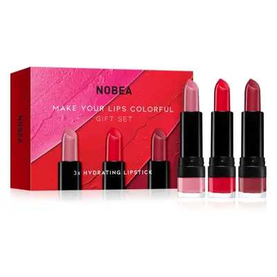 NOBEA Beauty Pleasure NOBEA Make Your Lips Colorful Gift Set rúzs szett ajándék kiadás