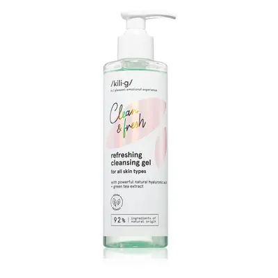 Kilig Clean & Fresh Refreshing tisztító gél az arcra 250 ml