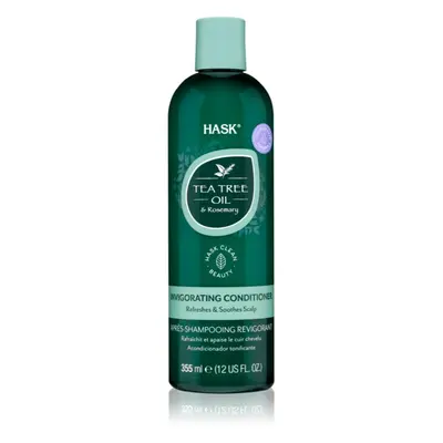 HASK Tea Tree Oil & Rosemary frissítő kondicionáló száraz, viszkető fejbőrre 355 ml