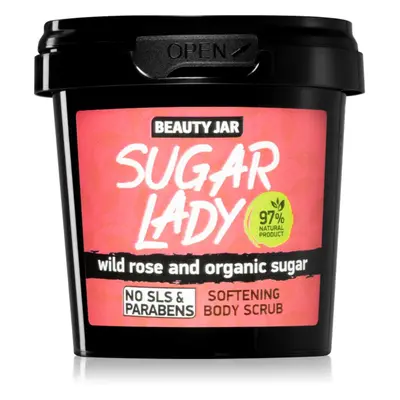 Beauty Jar Sugar Lady testpeeling málna illatú 180 g