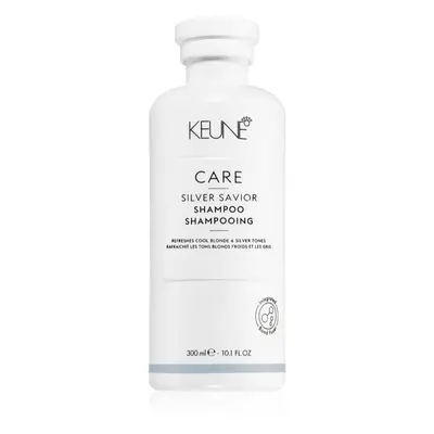 Keune Care Silver Savior Shampoo sampon a sárga tónusok neutralizálására 300 ml