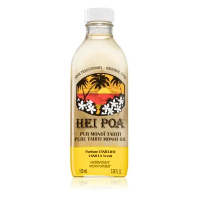 Hei Poa Pure Tahiti Monoï Oil Vanilla multifunkcionális olaj testre és hajra 100 ml