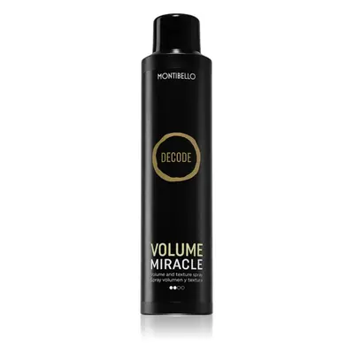 Montibello Decode Volume Miracle Spray dúsító spray hajszárításhoz és hajformázáshoz 250 ml