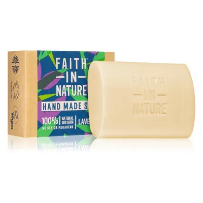 Faith In Nature Hand Made Soap Lavender természetes szilárd szappan levendula illatú 100 g