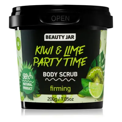 Beauty Jar Kiwi & Lime Party Time bőrfeszesítő testradír 200 g