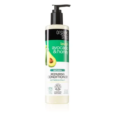 Organic Shop Natural Avocado & Honey regeneráló kondicionáló száraz és sérült hajra 280 ml