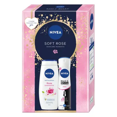 NIVEA Soft Rose ajándékszett (testre)