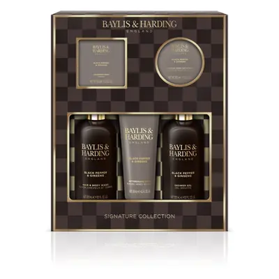 Baylis & Harding Black Pepper & Ginseng ajándékszett (fürdőbe) uraknak