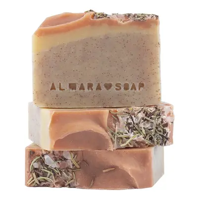 Almara Soap Natural Peeling Walnut természetes szilárd szappan peeling hatással 90 g