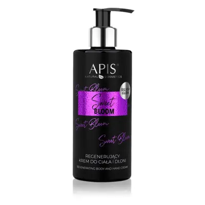 Apis Natural Cosmetics Sweet Bloom regeneráló krém kézre és testre 300 ml