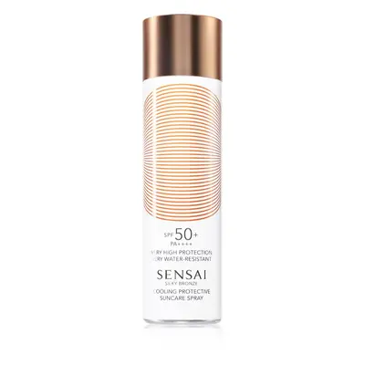 Sensai Silky Bronze Cooling Protective Suncare Spray fényvédő spray SPF 50+ PA ++++ 150 ml