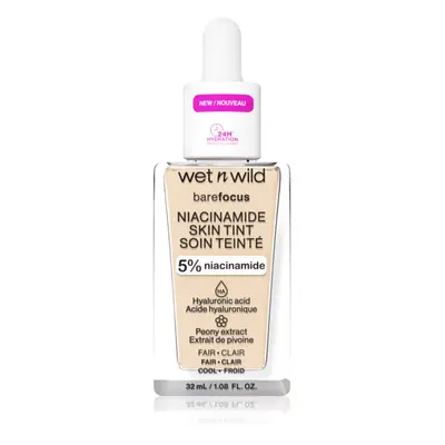 Wet n Wild Bare Focus Niacinamide Skin Tint könnyű hidratáló alapozó árnyalat Fair 32 ml