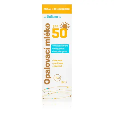 MedPharma Suntan Lotion SPF50 napozótej magas UV védelemmel 230 ml