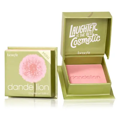 Benefit Dandelion WANDERful World Mini púderes arcpír árnyalat Baby-pink brightening 2,5 g