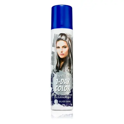 Venita 1-Day Color színező spray hajra árnyalat No. 6 - Silver Shine 50 ml