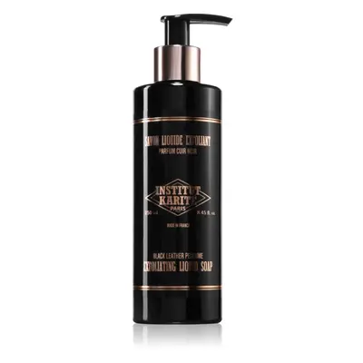 Institut Karité Paris Black Leather Exfoliating Liquid Soap bőrhámlasztó folyékony szappan 250 m